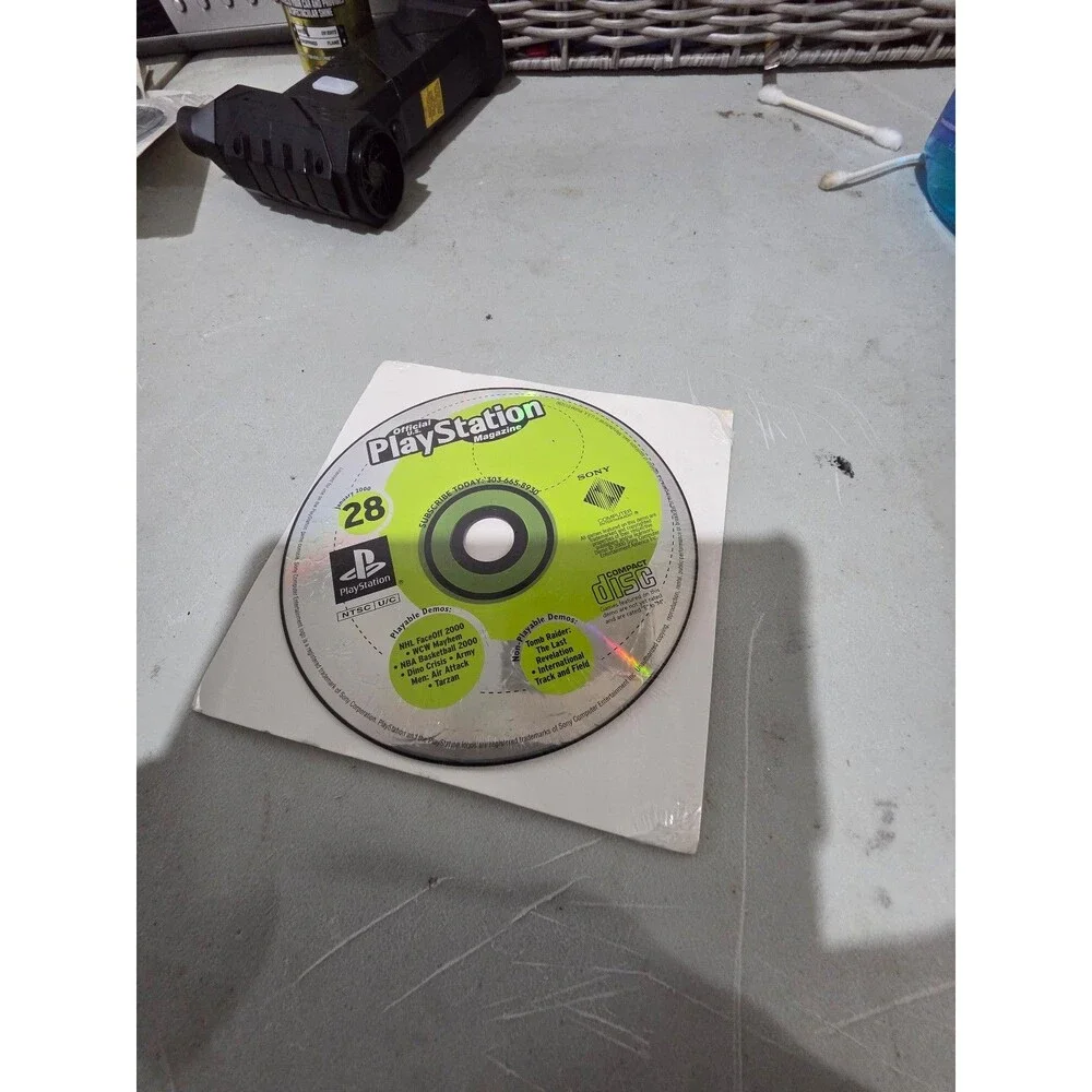 Official U.S. PlayStation Magazine Demo Disc #28 Jan 2000 Sealed Sleeve PS1